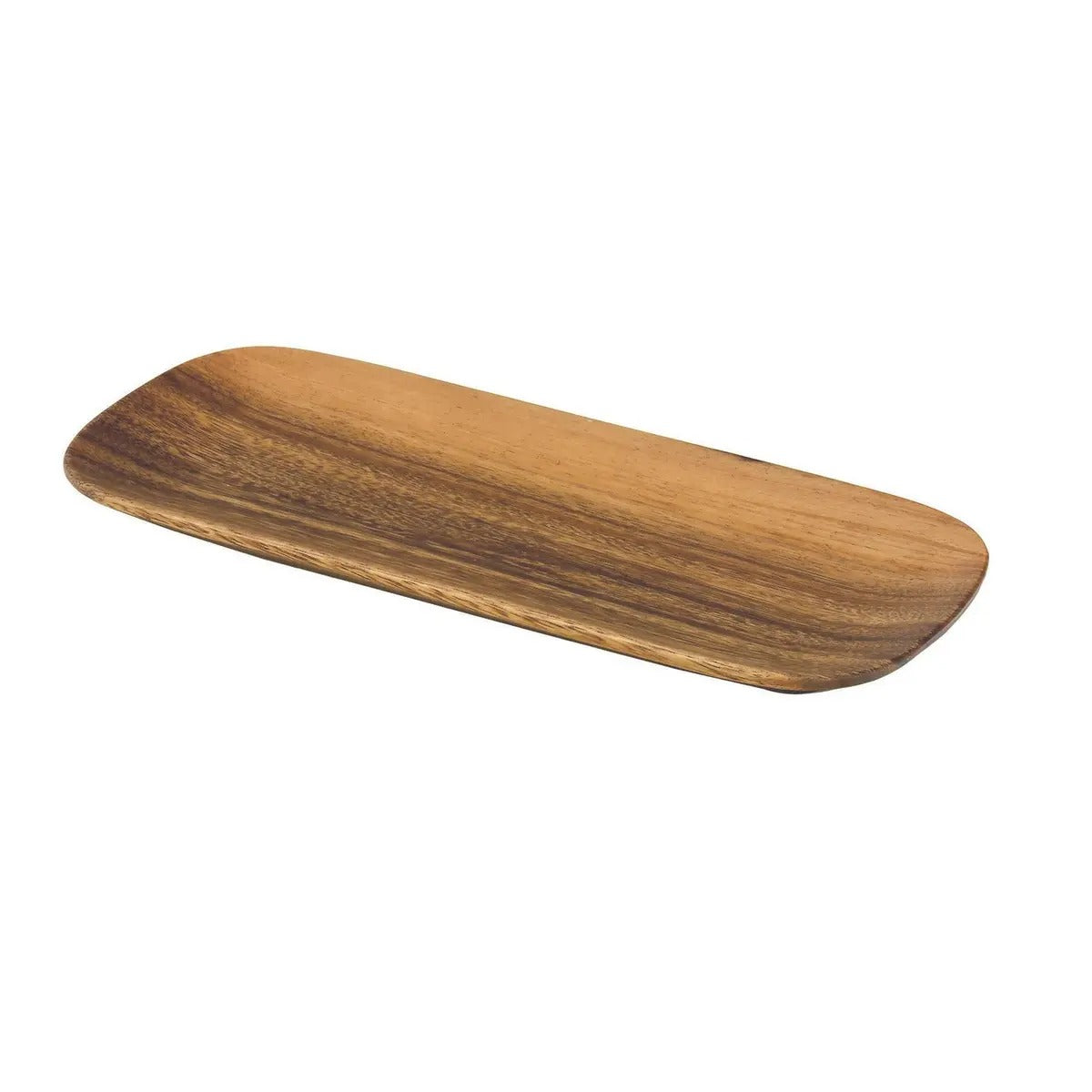 Acacia Oval Charcuterie and Serving Tray, 12” x 5” x .75”