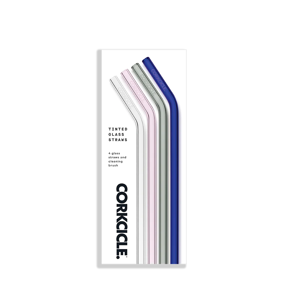 Corkcicle Straw Set - Glass - Multicolor