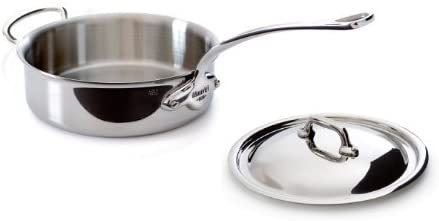 Mauviel Stainless Steel Saute Pan, 5.8 qt