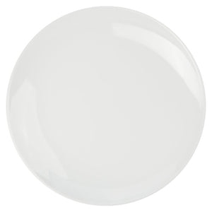 White Porcelain Coupe Salad Plate