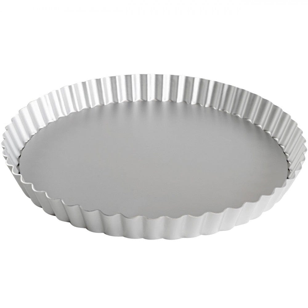10x2 Inch, Fat Daddio's Round Fluted Tart Pan