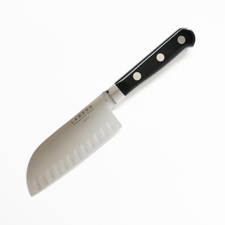 Lamson Midnight Santoku Knife, 5"