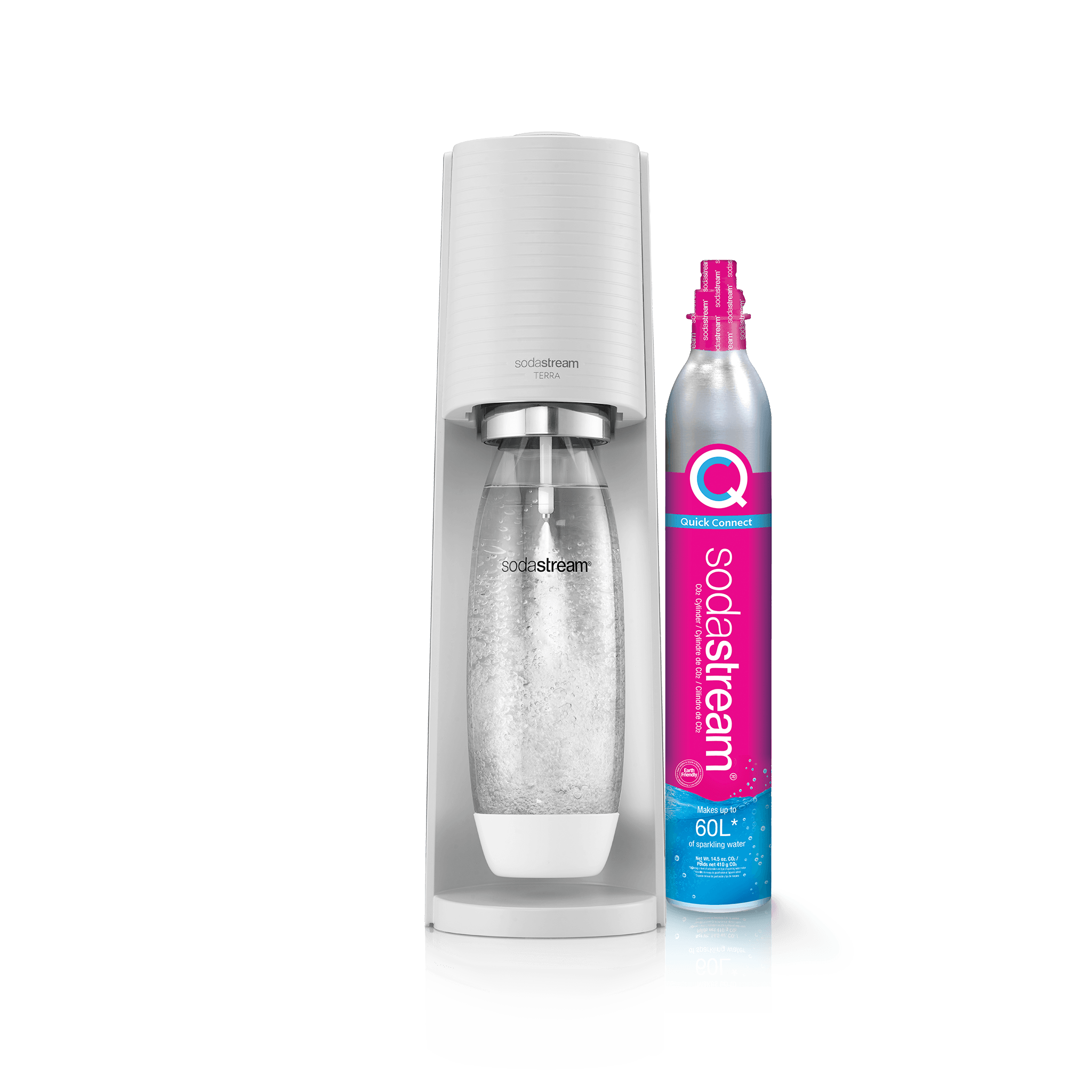 Soda Stream Terra Starter Kit - White – Toque Blanche