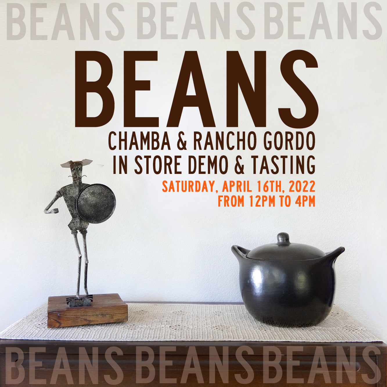 Chamba & Rancho Gordo Beans!