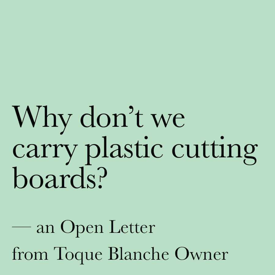 Moving on from Plastic Cutting Boards