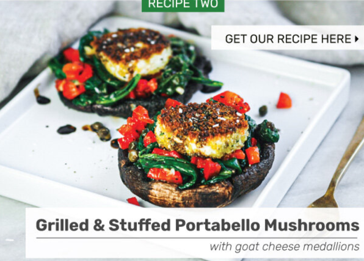 Grilled and Stuffed Portobello Mushrooms