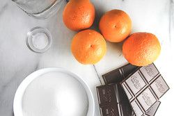 Dark Chocolate Dipped Candied Orange Peels