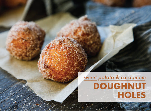 Enjoy Warm Autumn Spices with Sweet Potato Doughnut Holes