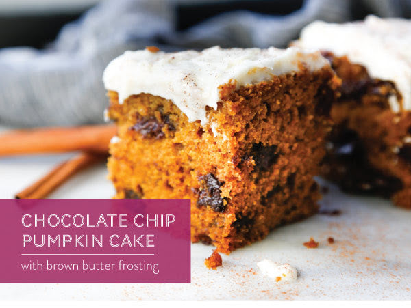 Autumn’s So Sweet! Try Our Pumpkin Cake with Brown Butter Frosting