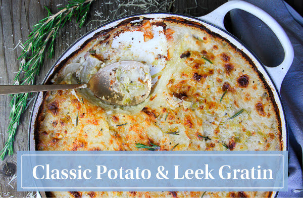 Master Deliciousness with a Classic Potato and Leek Gratin