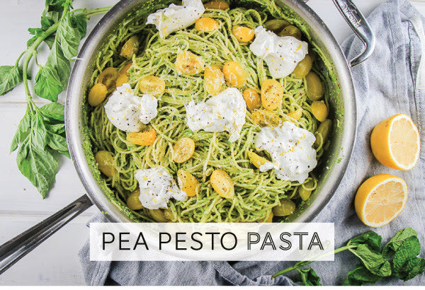 Set the Table with Springtime Flavors: Pea Pesto Pasta