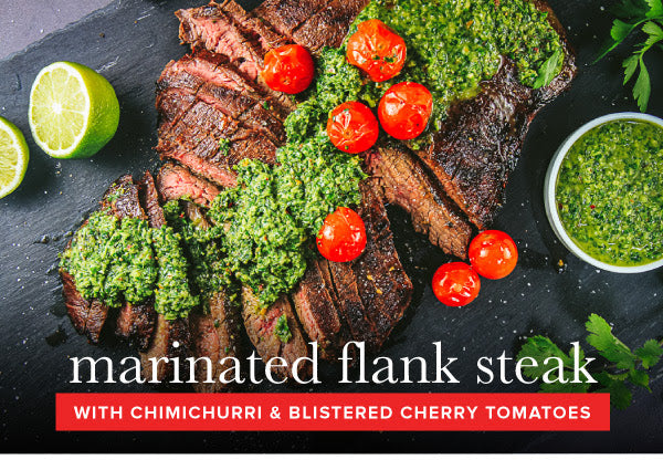 Treat Dad to Steak on the Grill with Chimichurri Sauce!