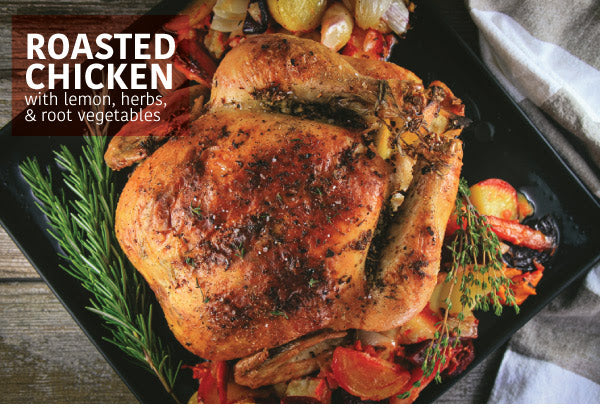 Put Lemon Roasted Chicken on the Supper Table Tonight!