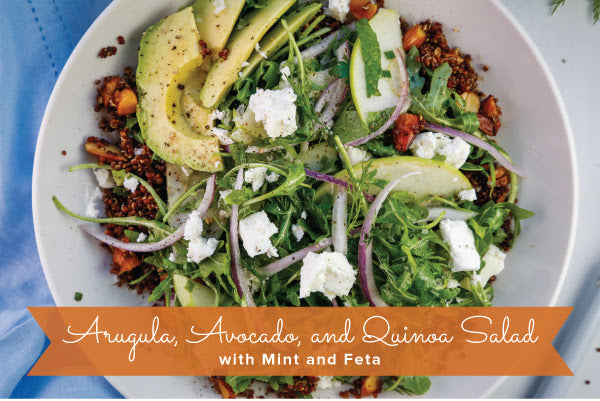 It’s Salad Season! Enjoy our Greens and Quinoa Salad!