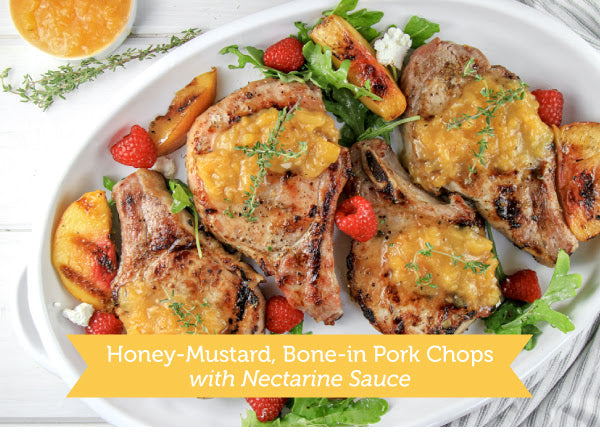 Best. Pork. Chops. Ever! Plus a Savory Nectarine Sauce to Love!