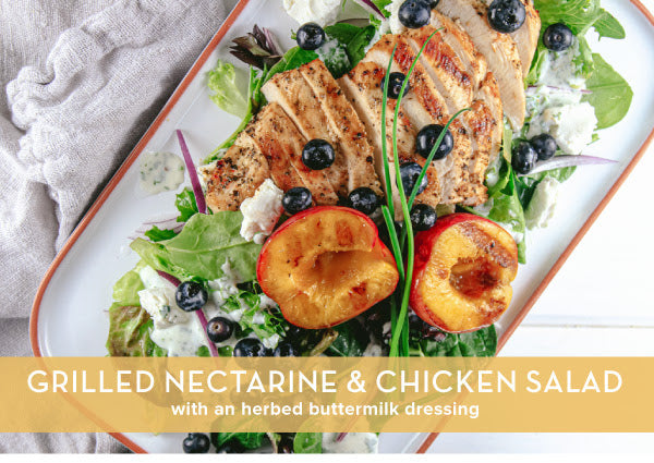 Delicious! Try our Grilled Nectarine and Chicken Salad!