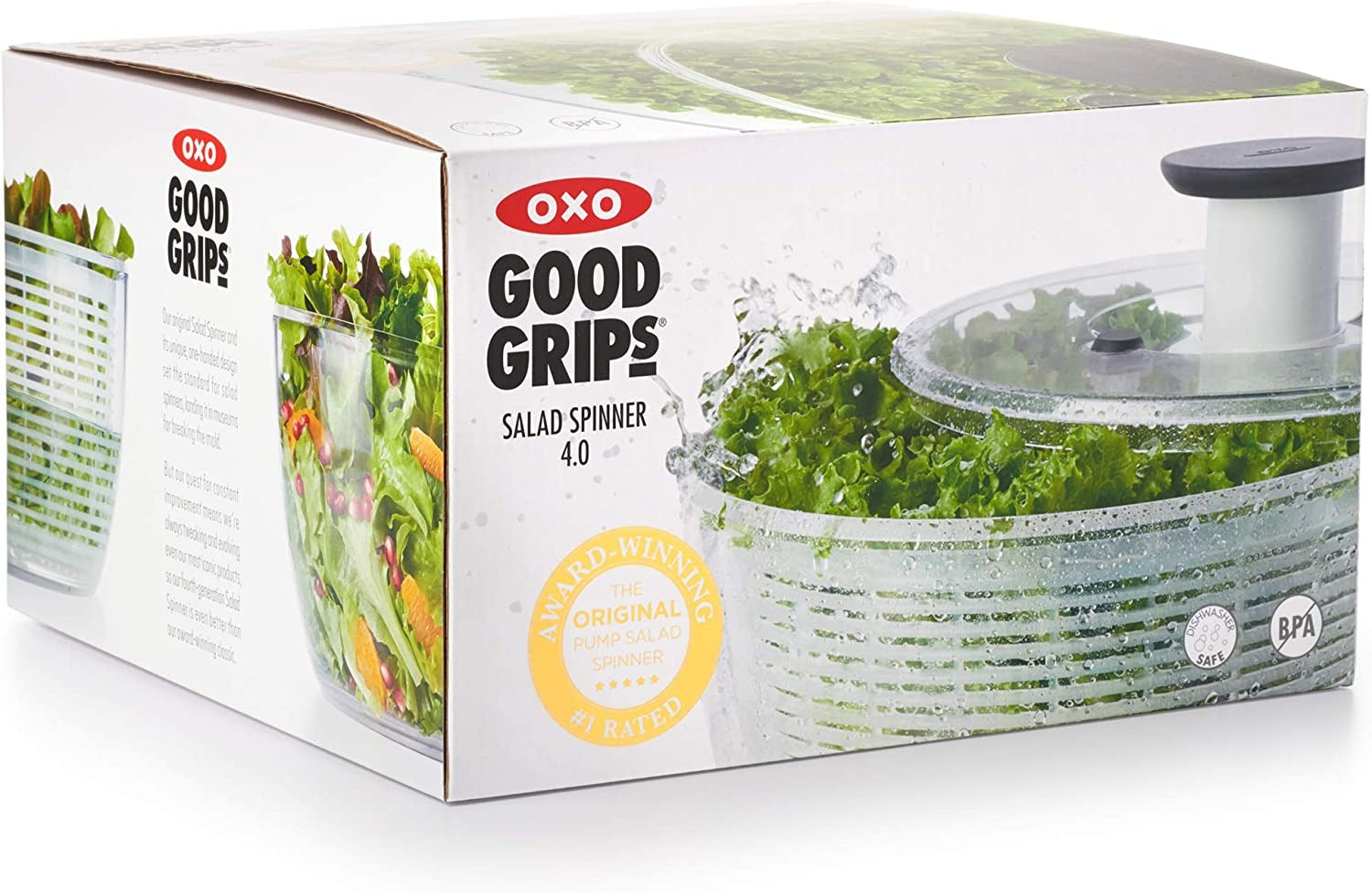 Oxo - Steel Salad Spinner