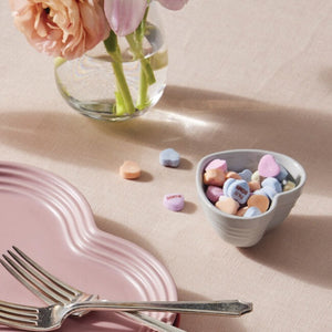 Le Creuset Mini Heart Bowls - Set of 4 - Multicolor (Shell Pink, Shallot, Sea Salt & White)
