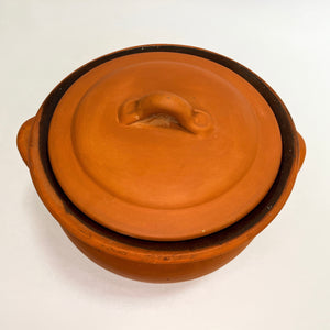 Egyptian Terra Cotta Bean Pot, 4.5 Qt.