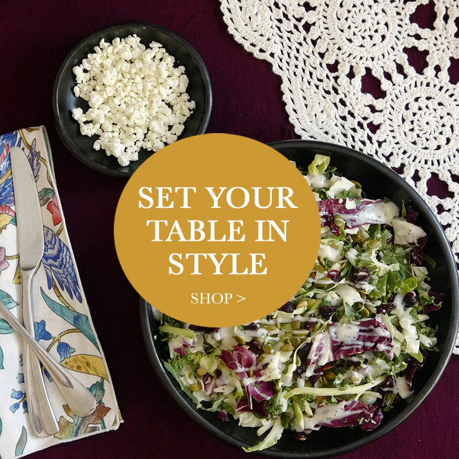 Table Settings, Dinnerware, and Linens  from Toque Blanche