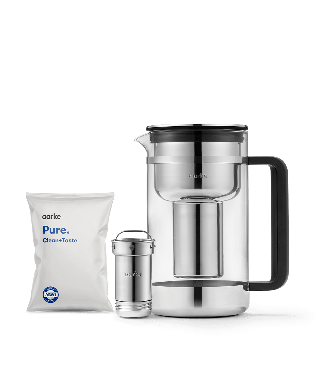 Table & Counter Accessories Aarke Purifier - Large Glass Water Pitcher Filter