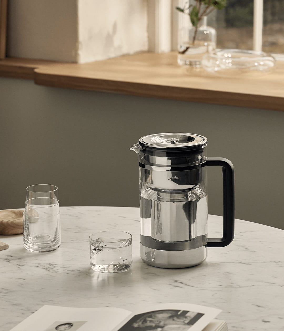 Table & Counter Accessories Aarke Purifier - Large Glass Water Pitcher Filter
