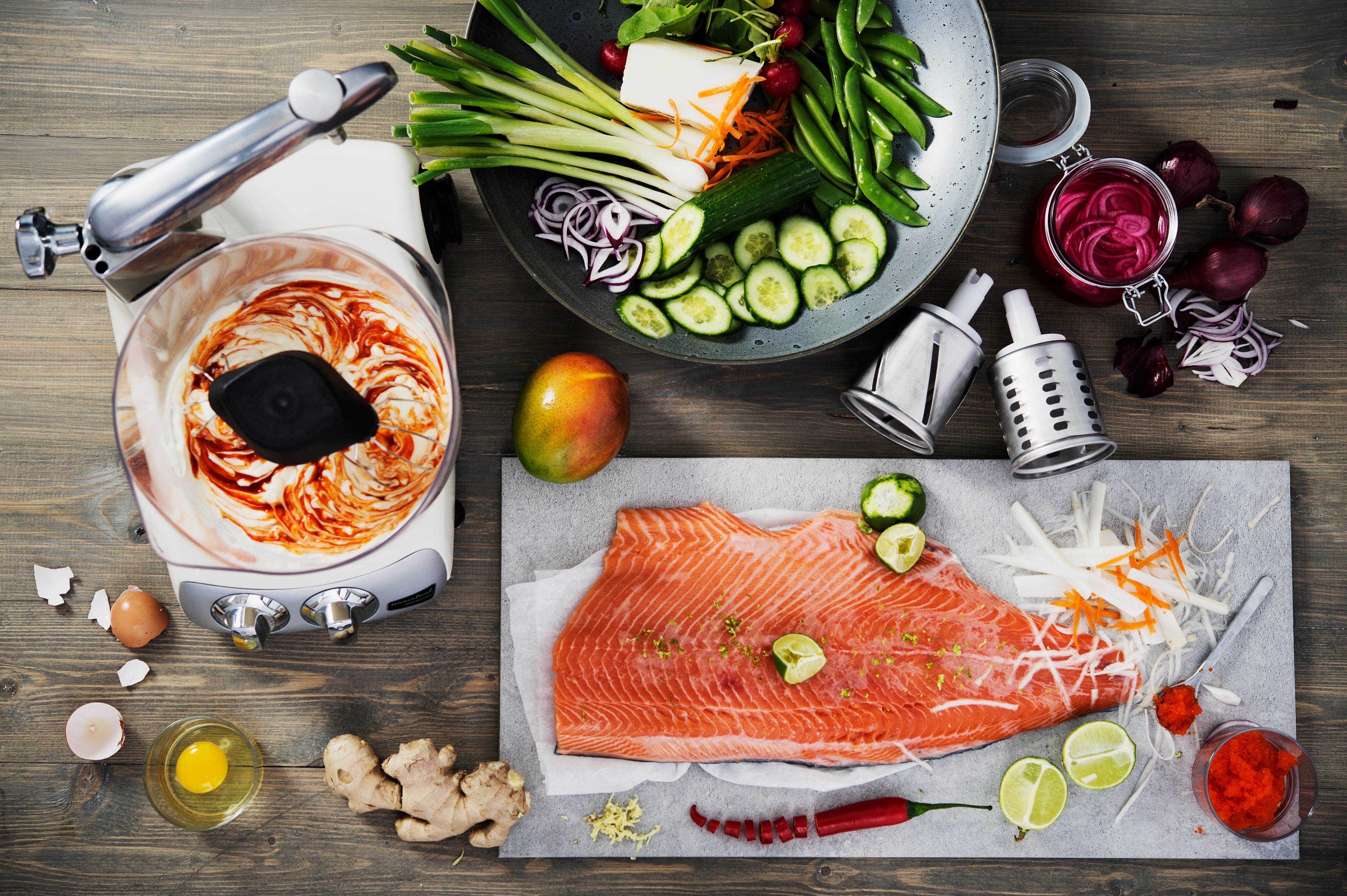 Electrical Appliances Ankarsrum GO GREEN Bundle - Original Assistent Stand Mixer Attachment, Blender, Citrus Press and Veggie Cutter - Made in Sweden