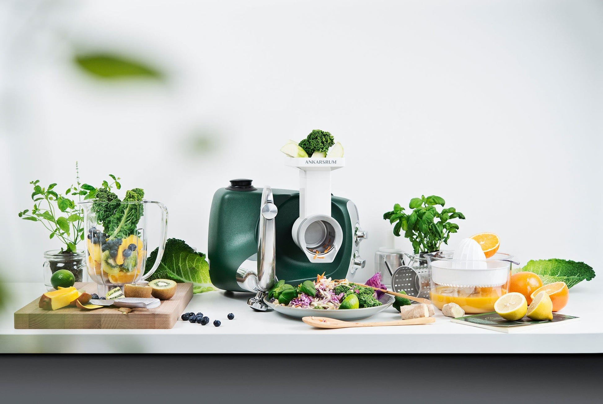 Electrical Appliances Ankarsrum GO GREEN Bundle - Original Assistent Stand Mixer Attachment, Blender, Citrus Press and Veggie Cutter - Made in Sweden