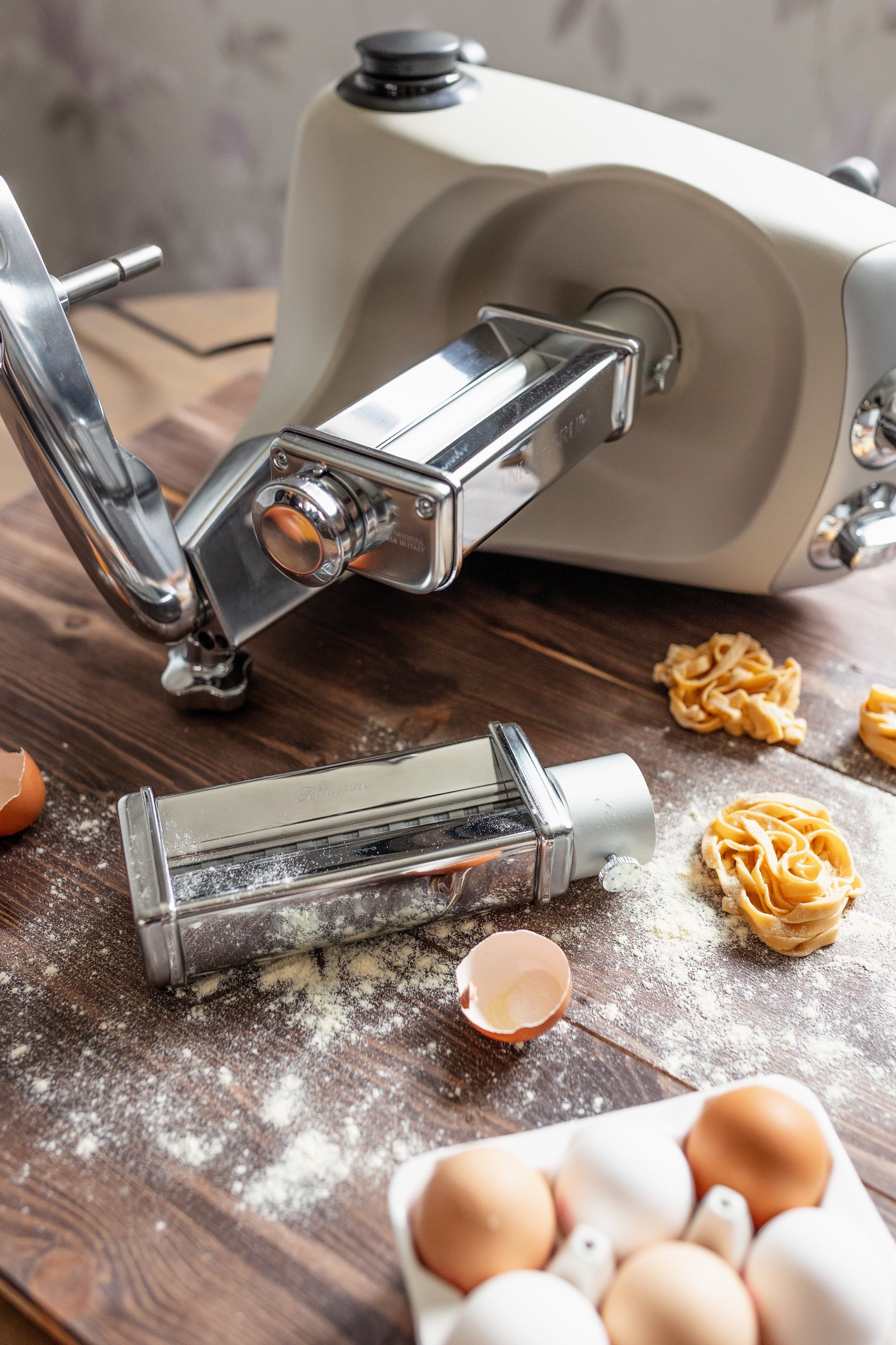 Electrical Appliances Ankarsrum Pasta Bundle (Lasagna Roller & Fettucine Cutter) - Original Assistent Stand Mixer Attachments for AKM6230