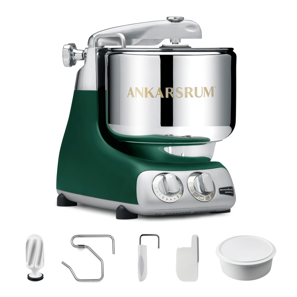 Electrical Appliances Ankarsrum Premium Stand Mixer - Essential Package -  600 Watt Original Assistent Ranked #1 for Performance, Made in Sweden Since 1940 - Various Colors