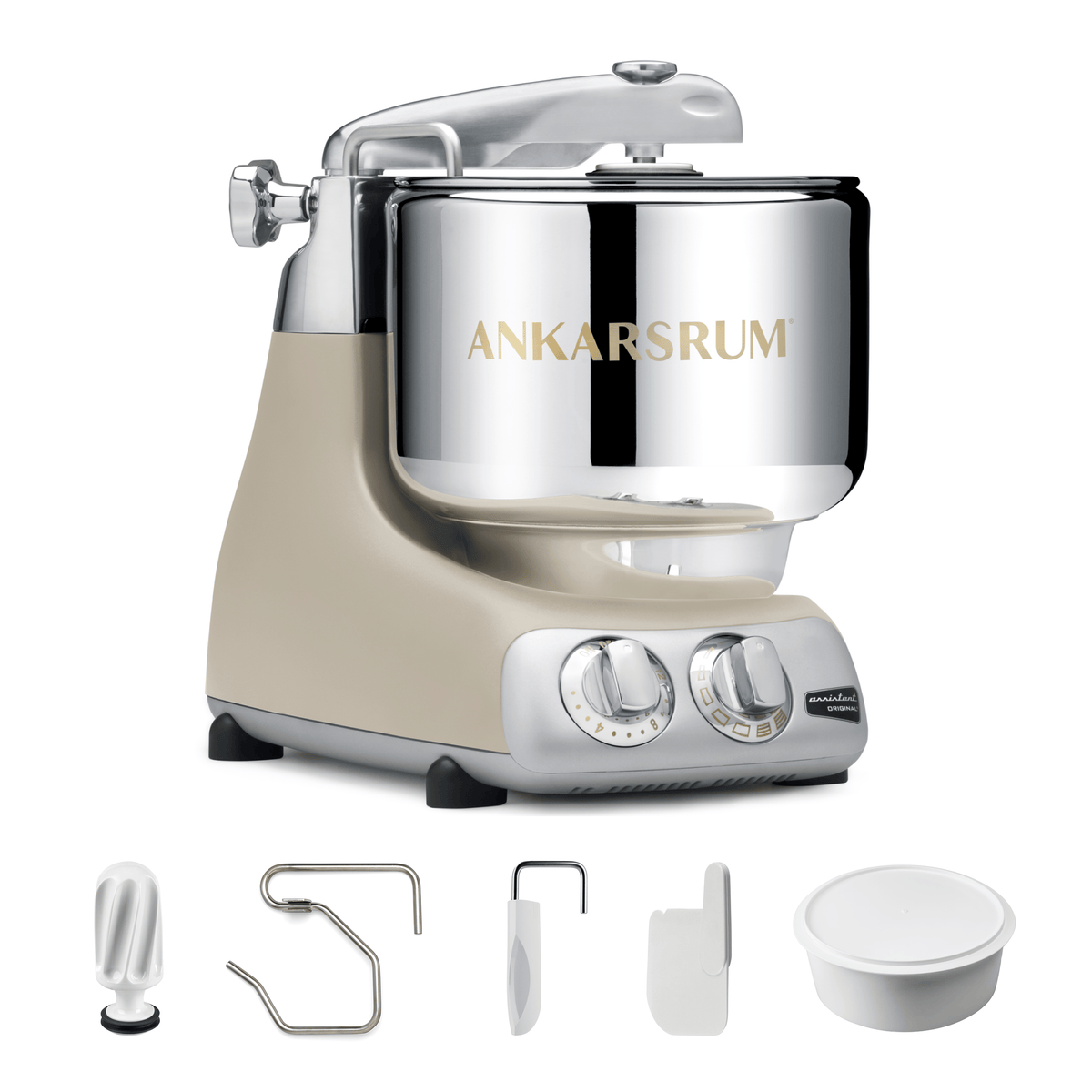 Electrical Appliances Ankarsrum Premium Stand Mixer - Essential Package -  600 Watt Original Assistent Ranked #1 for Performance, Made in Sweden Since 1940 - Various Colors