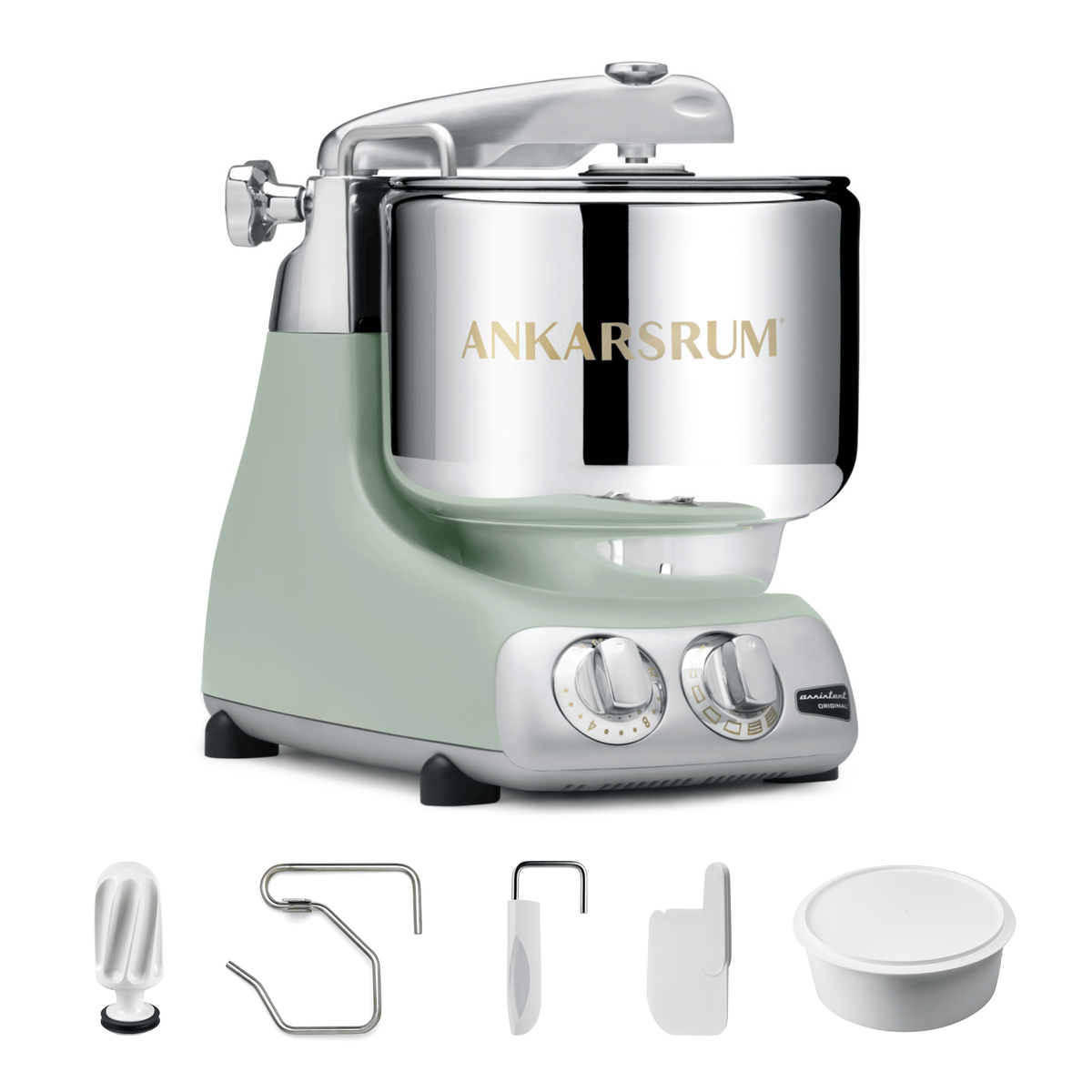 Electrical Appliances Ankarsrum Premium Stand Mixer - Essential Package -  600 Watt Original Assistent Ranked #1 for Performance, Made in Sweden Since 1940 - Various Colors