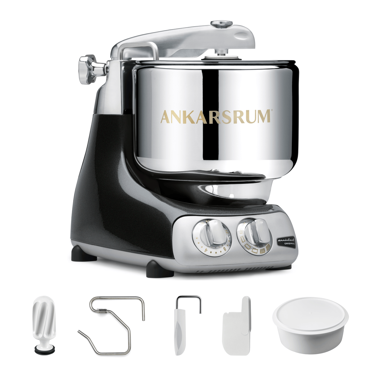 Electrical Appliances Ankarsrum Premium Stand Mixer - Essential Package -  600 Watt Original Assistent Ranked #1 for Performance, Made in Sweden Since 1940 - Various Colors