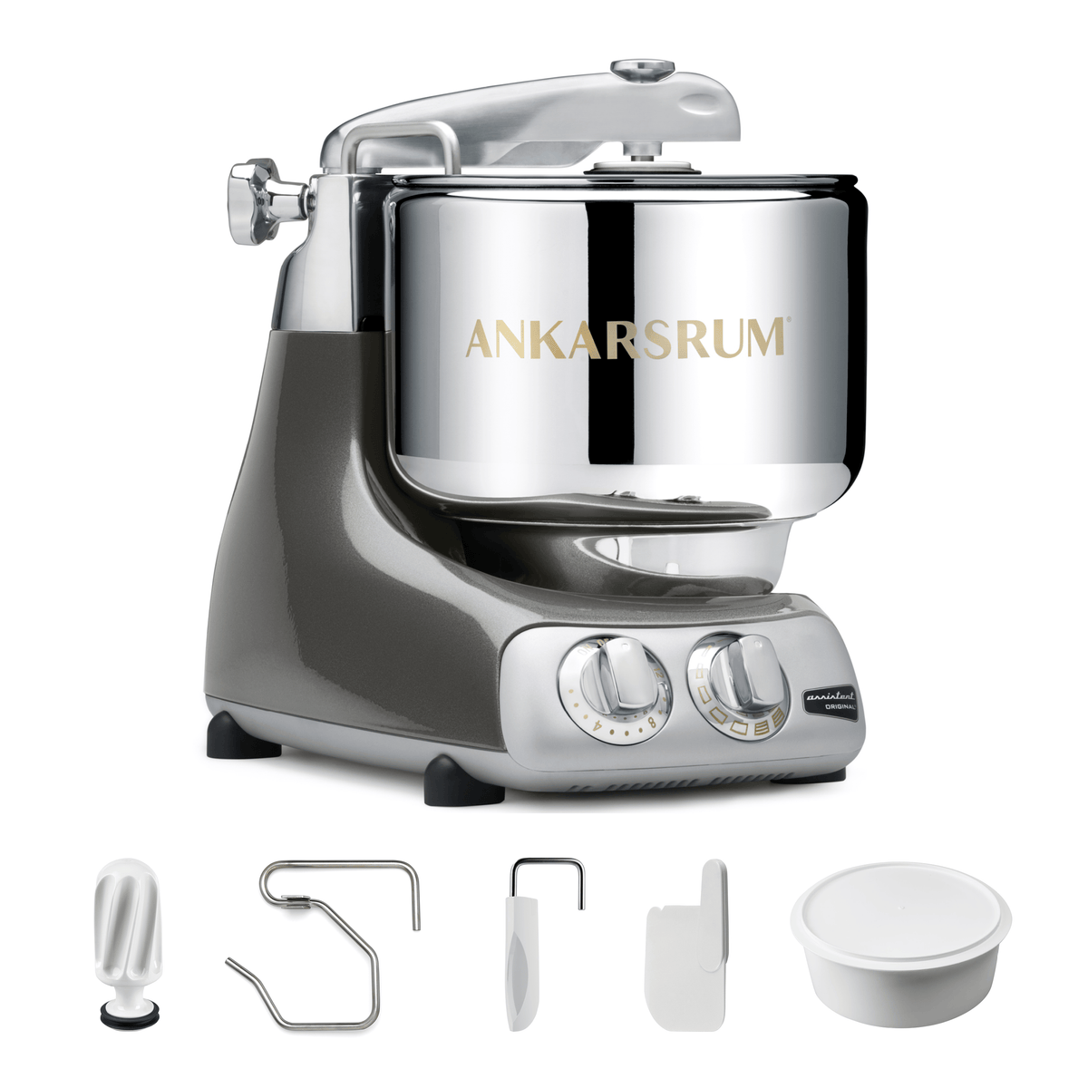 Electrical Appliances Ankarsrum Premium Stand Mixer - Essential Package -  600 Watt Original Assistent Ranked #1 for Performance, Made in Sweden Since 1940 - Various Colors