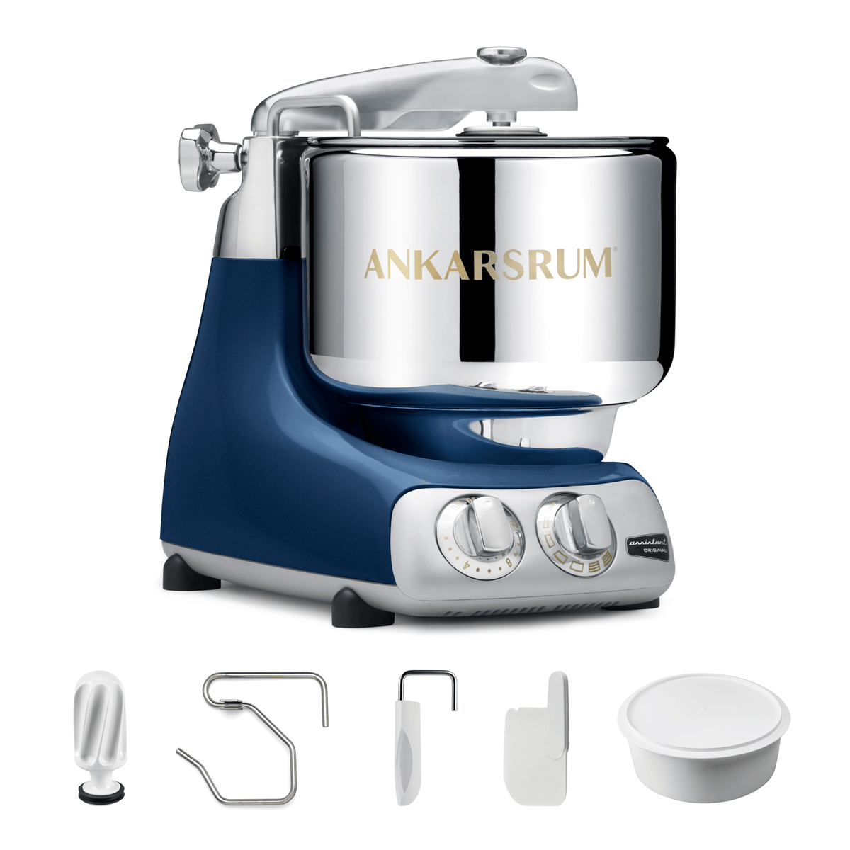 Electrical Appliances Ankarsrum Premium Stand Mixer - Essential Package -  600 Watt Original Assistent Ranked #1 for Performance, Made in Sweden Since 1940 - Various Colors
