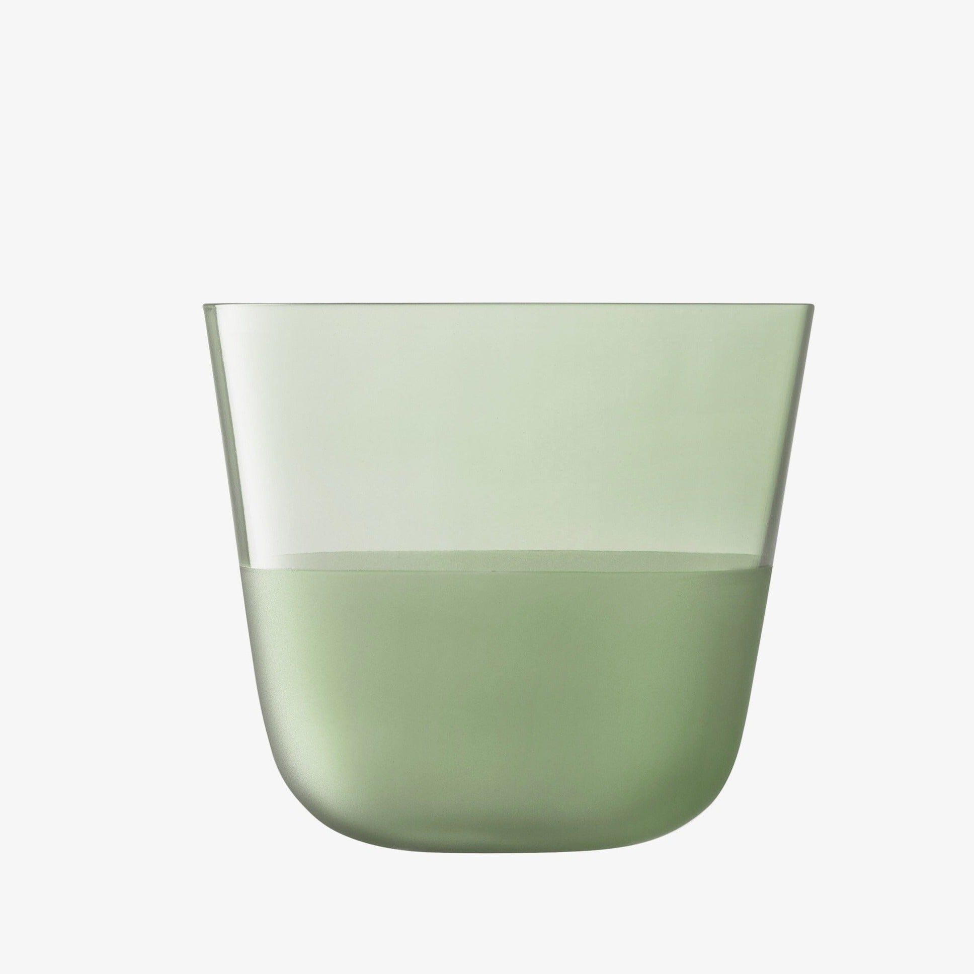 Glassware Arc Contrast Tumbler 9oz Moss - Set of 2