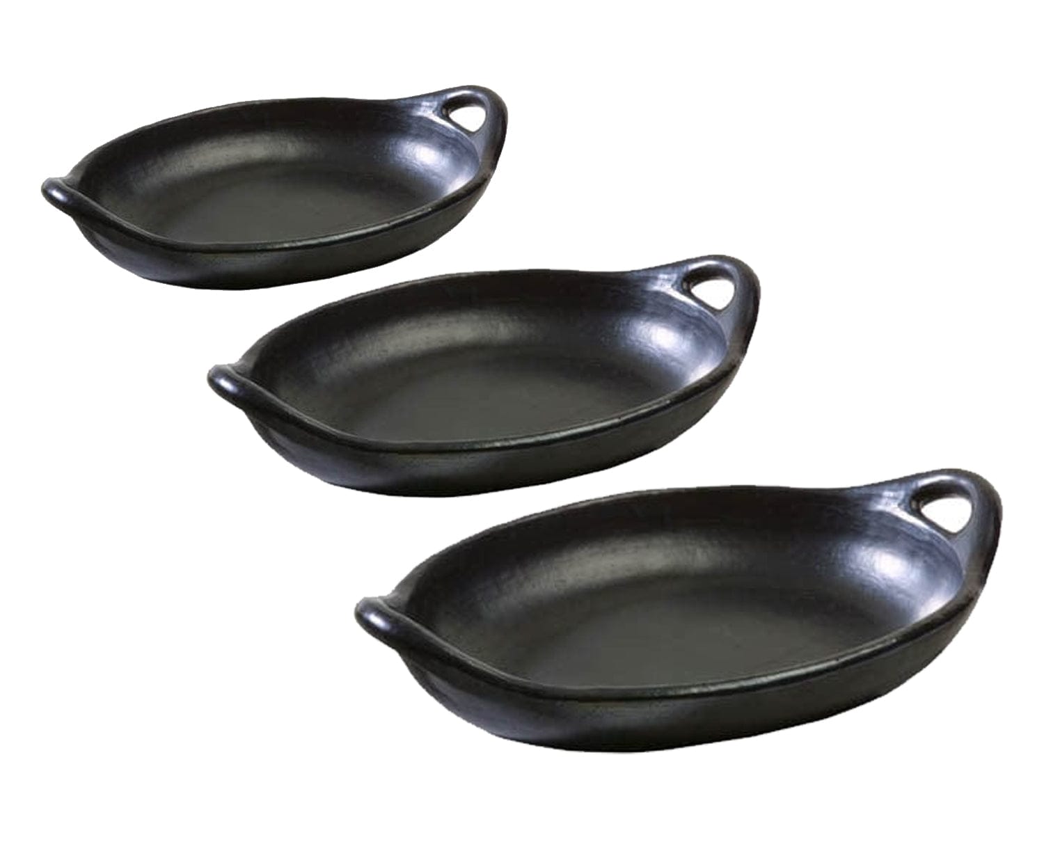 Chamba Cookware Authentic Chamba Oval Platter 3-Piece Set