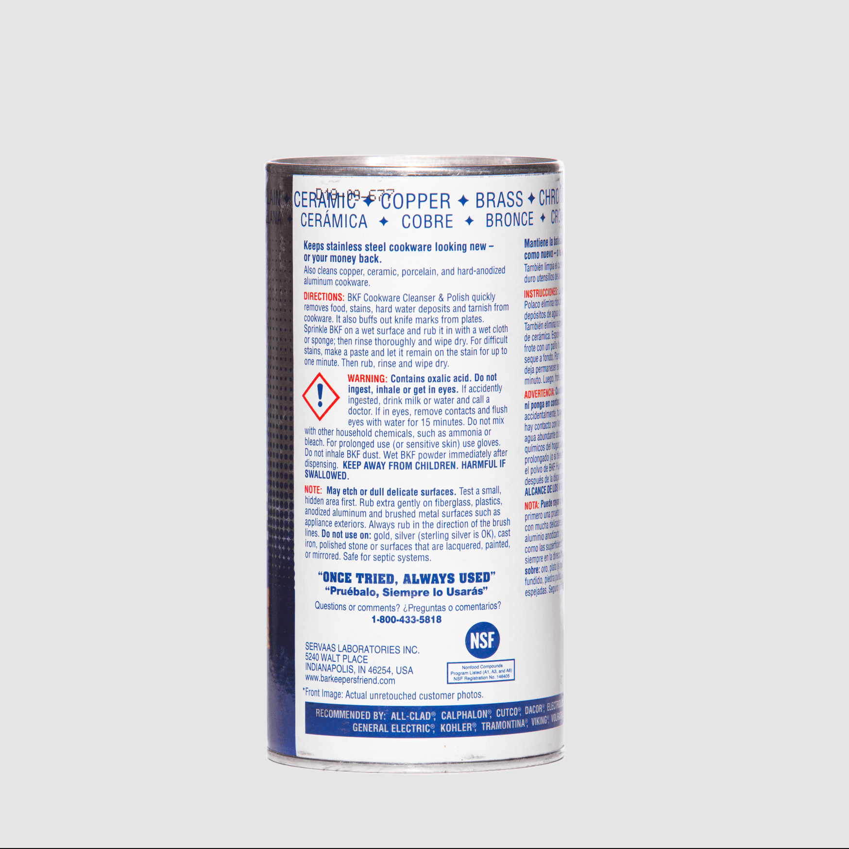 Cleaning & Floormats Bar Keepers Friend Cookware Cleanser 12oz