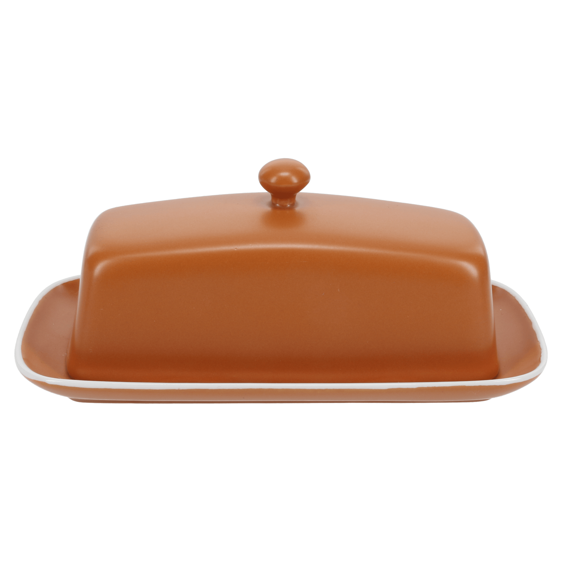 Table & Counter Accessories BIA Tempo Covered Butter Dish - Terracotta