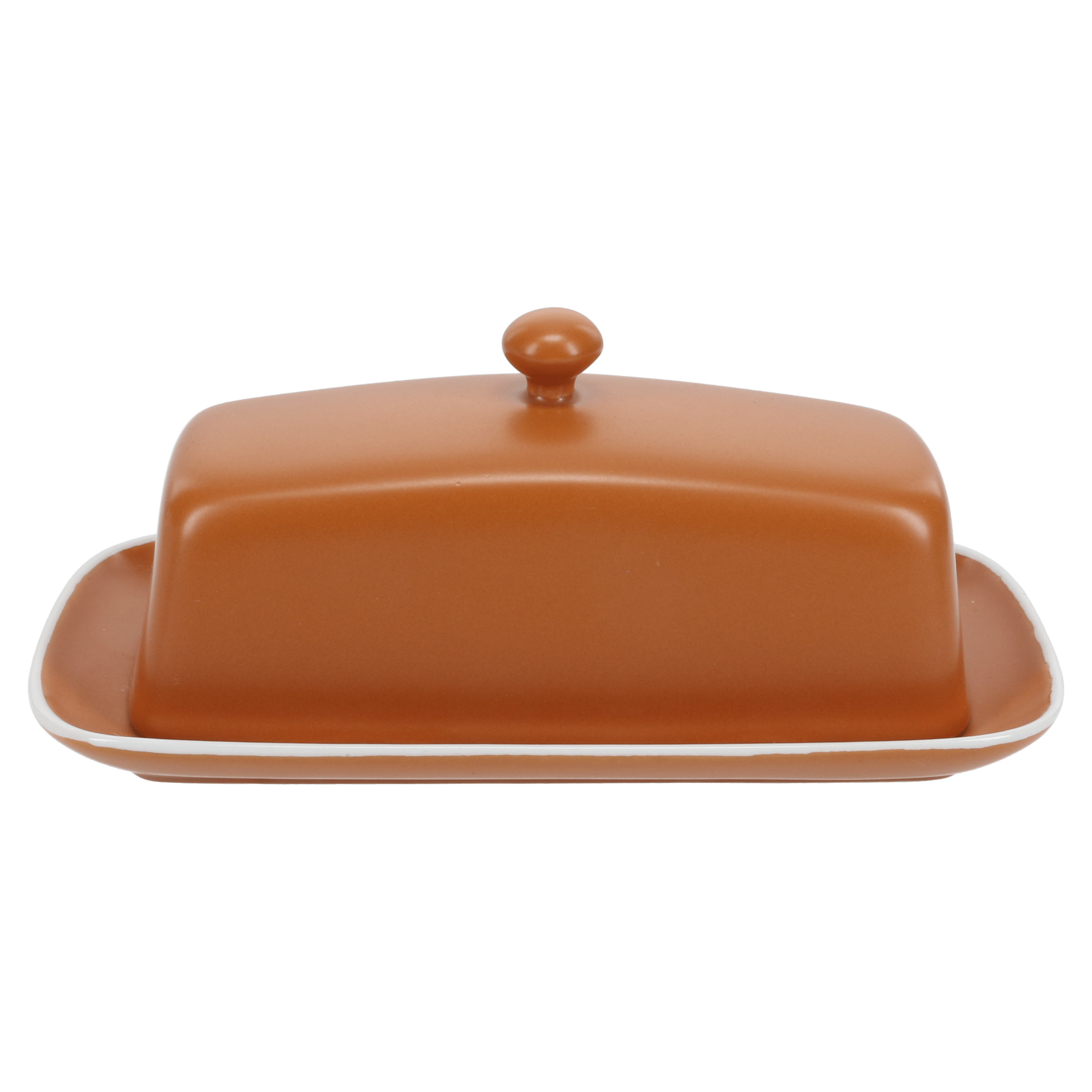 Table & Counter Accessories BIA Tempo Covered Butter Dish - Terracotta