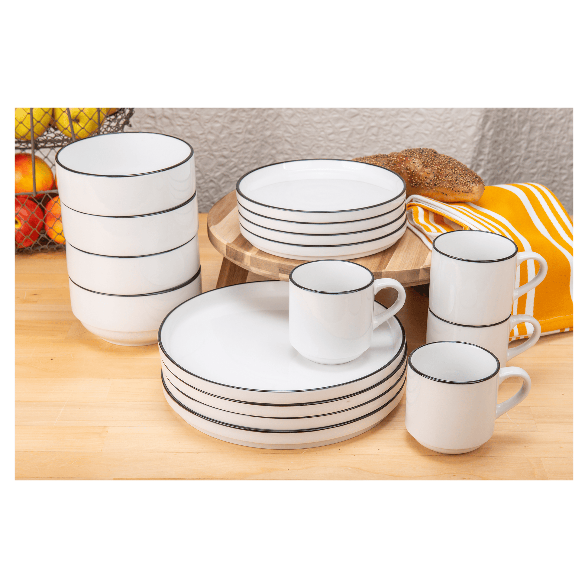 Tabletop BIA Silhouette Stackable 6" Bowl - 28oz.