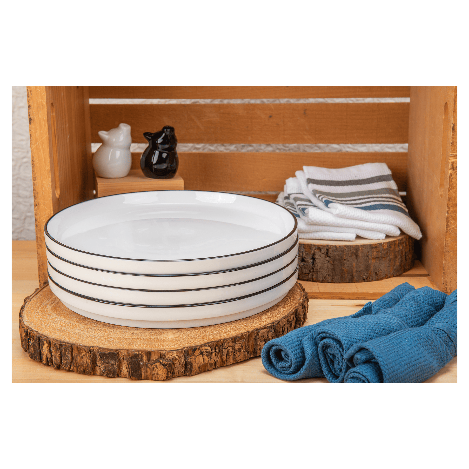 Tabletop BIA Silhouette Stackable Dinner Plate - 10"