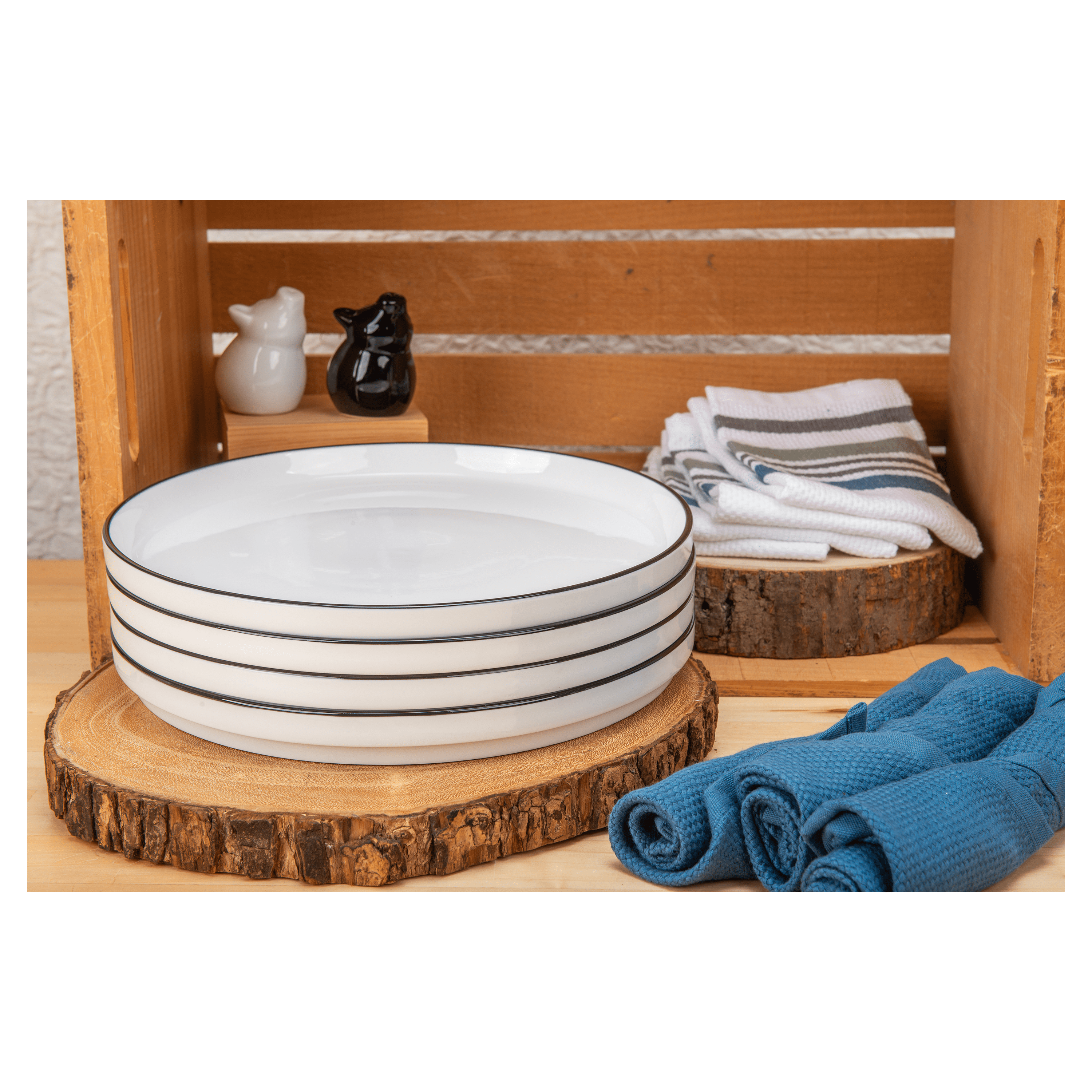 Tabletop BIA Silhouette Stackable Dinner Plate - 10"