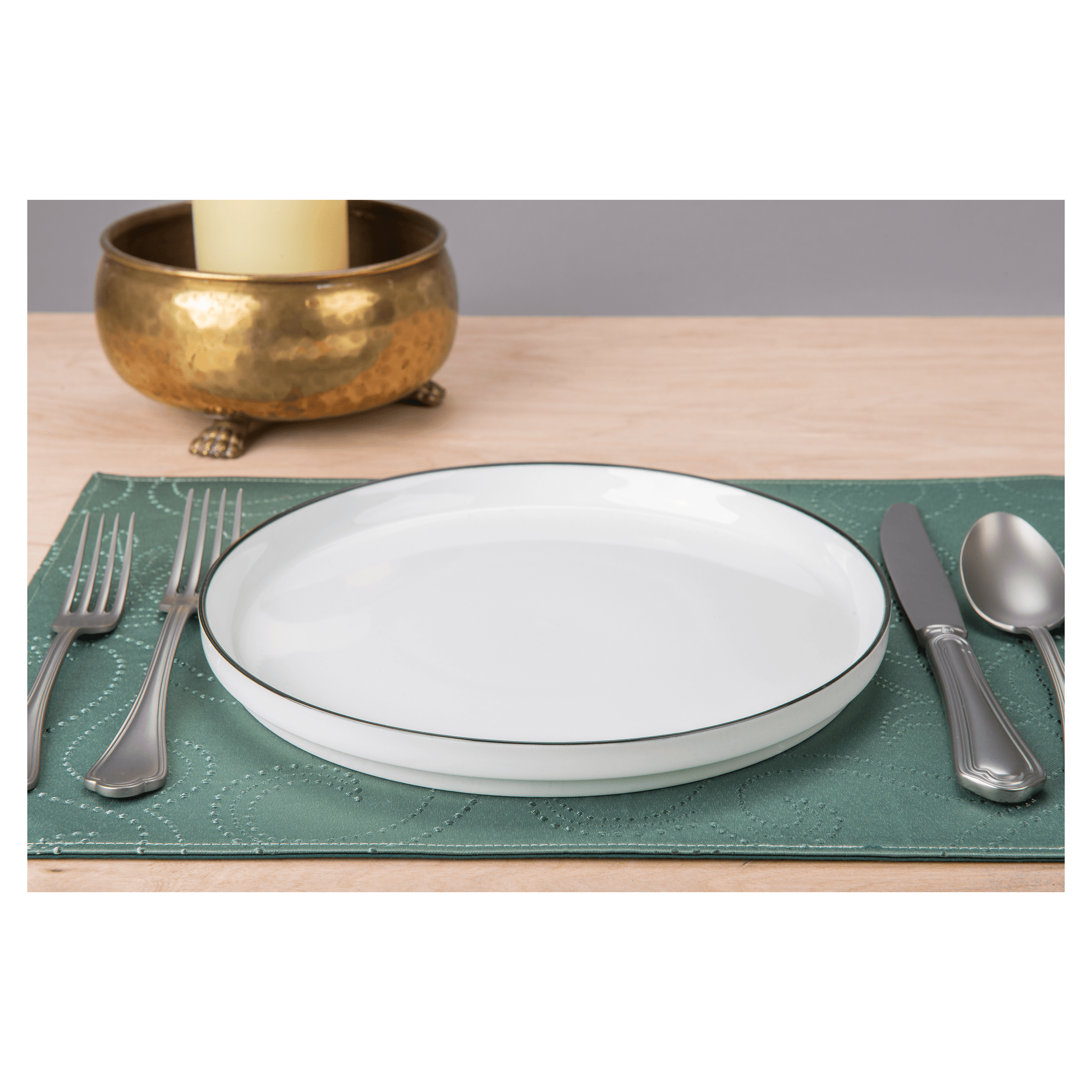Tabletop BIA Silhouette Stackable Dinner Plate - 10"