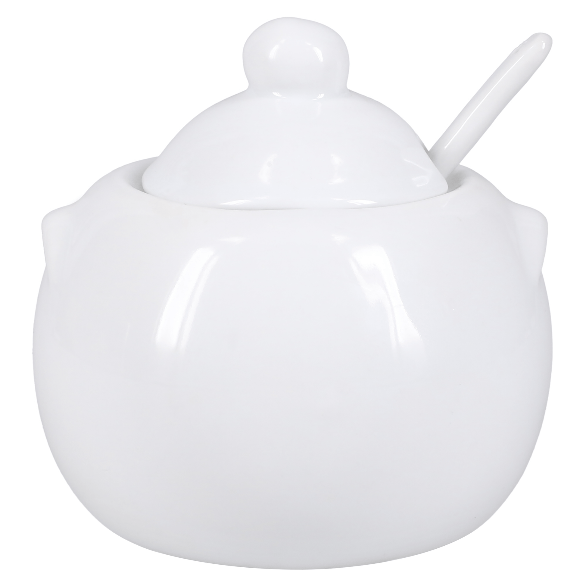 Coffee & Tea BIA Sugar Bowl with Spoon - 8oz.