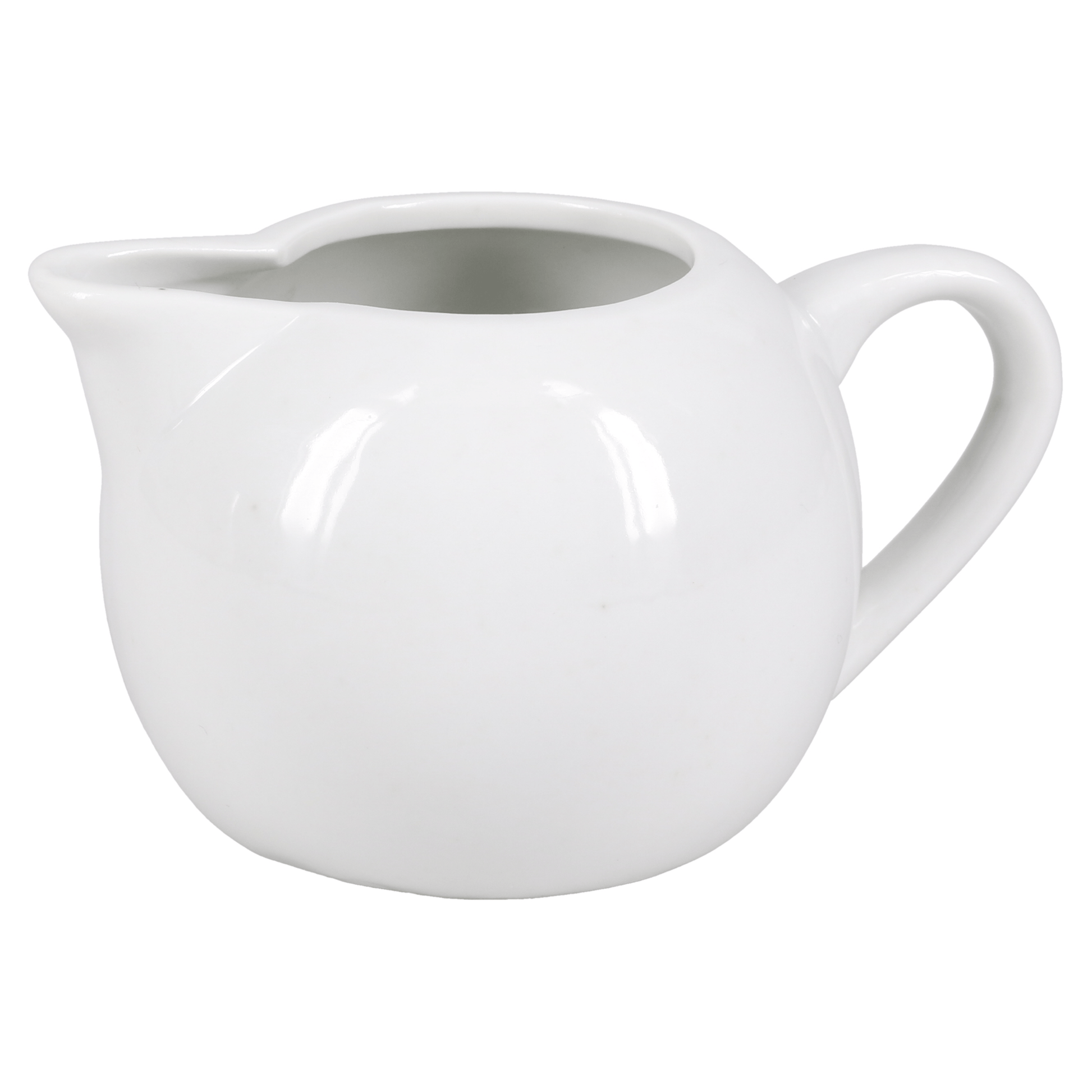 Coffee & Tea BIA White Porcelain Creamer - 8oz.