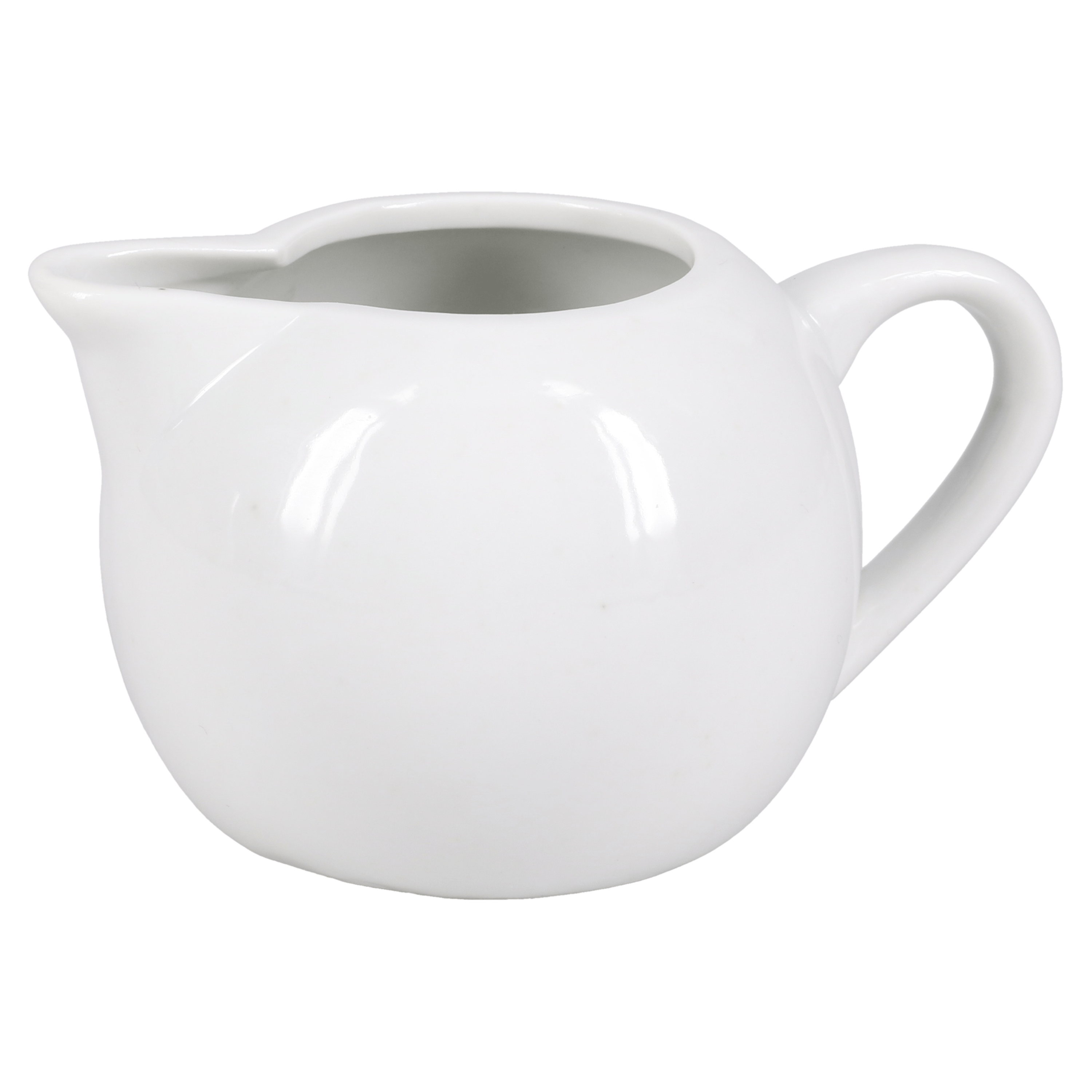 Coffee & Tea BIA White Porcelain Creamer - 8oz.