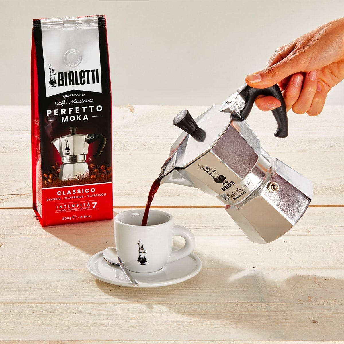 Coffee & Tea Bialetti Moka Express Original Coffee Maker - Made in Italy - Multiple Sizes