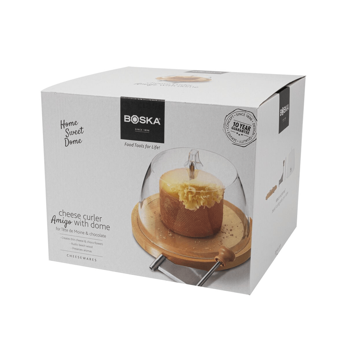 Tabletop Boska Amigo Cheese Curler with Dome