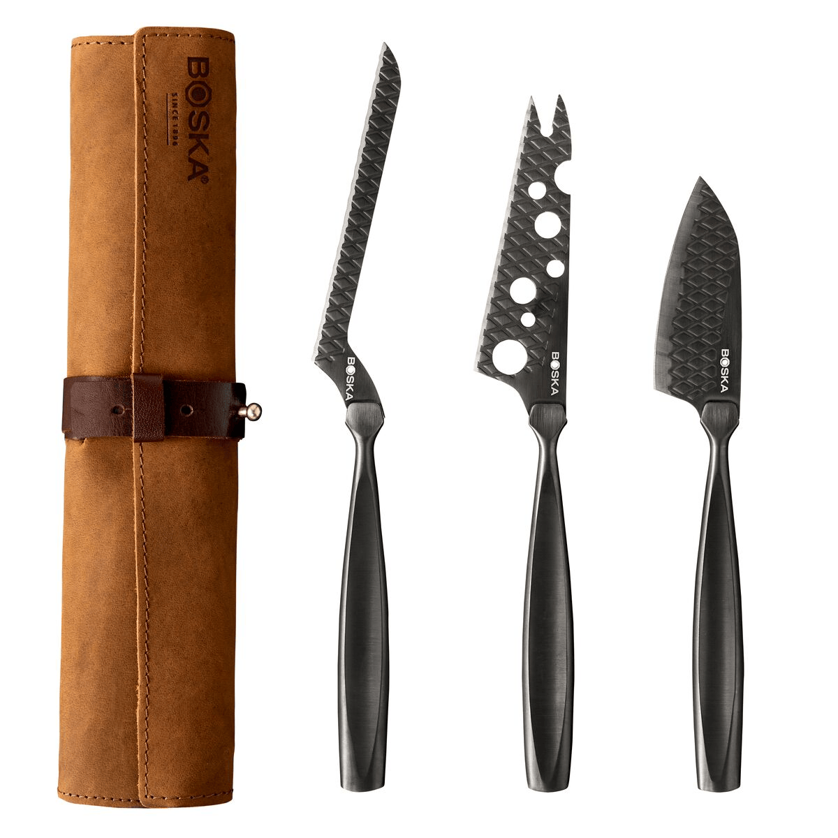 Tabletop Boska Monaco Dark Cheese Knife Set
